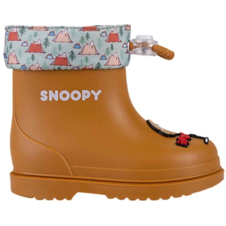 Botas de agua Bimbi Snoopy Igor modelo W10277 en color caramelo