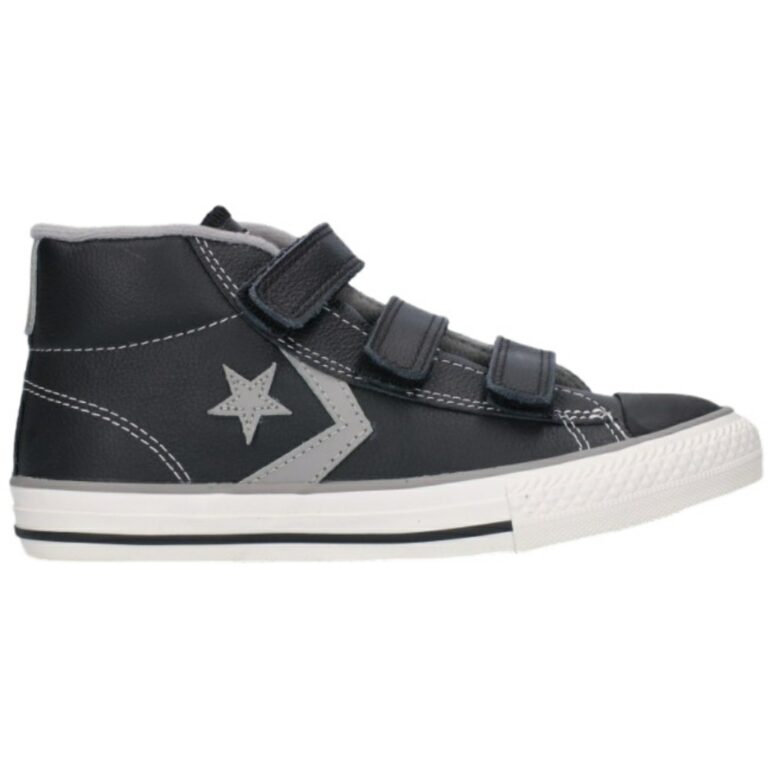 Converse Bota Piel Velcro modelo 741111C en color negro