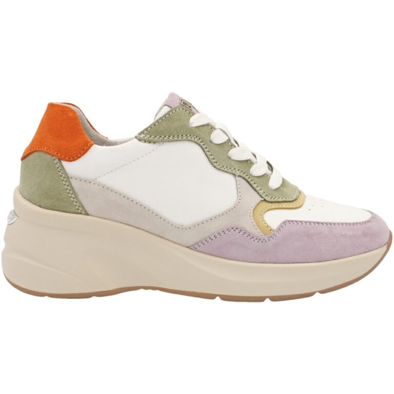 Deportivas de Piel Combinado Mujer Descanflex modelo 80022 en color multicolor