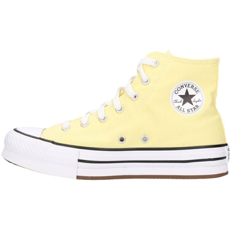 Botas Converse Eva Lift Lona modelo A02488C en color amarillo