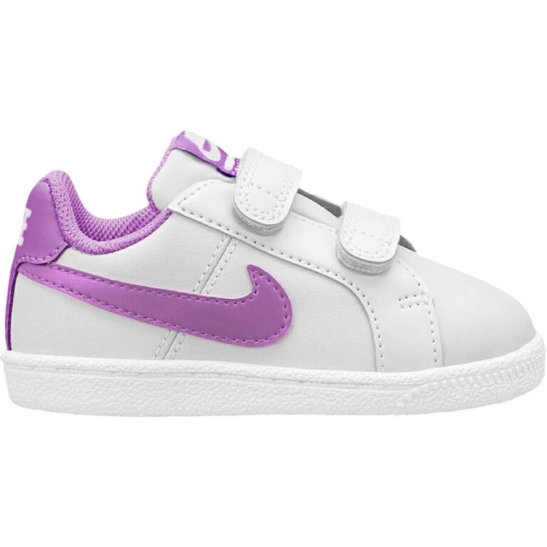 Deportivas Tenis Velcro Nike modelo 833656 en color blanco/fuxia