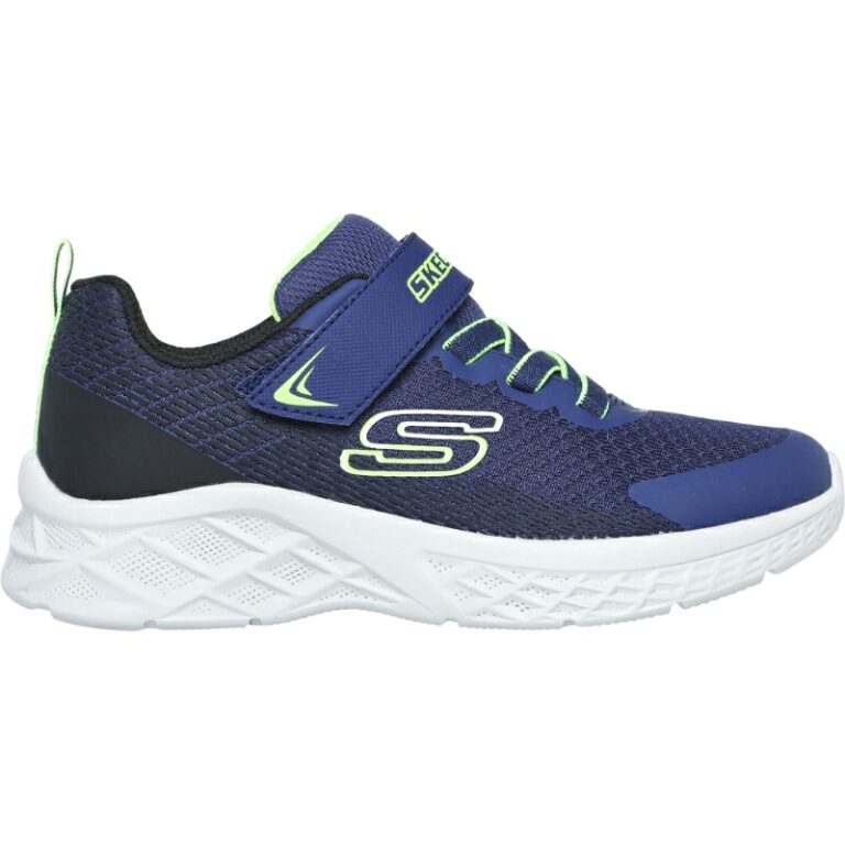 Deportivas de niño con velcro Zovrix Skechers modelo 403924L en color marino