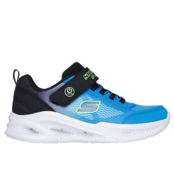 Deportivas para niños con luces velcro Skechers modelo 401495L en color azul