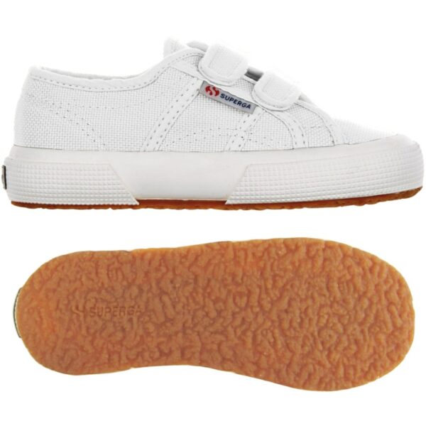 Playero Velcro Superga modelo S0003E0 en color blanco