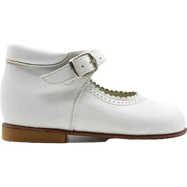 Bota abierta Ortopédica Mendivil modelo 00600 en color blanco