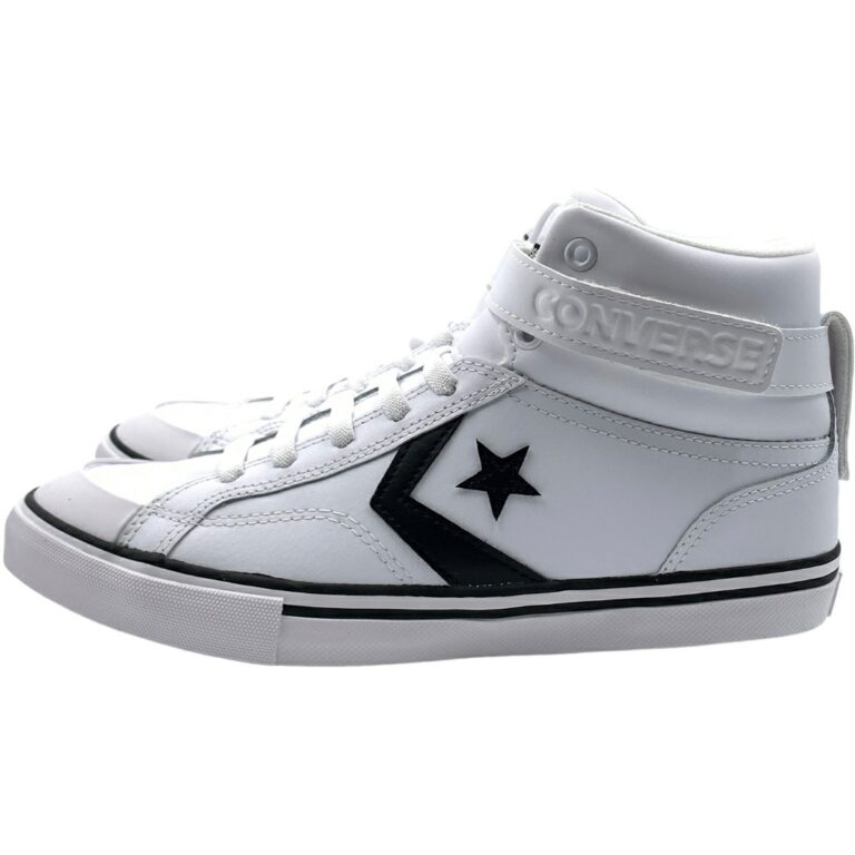 Botas Converse Piel Pro Blaze modelo A01071C en color blanco