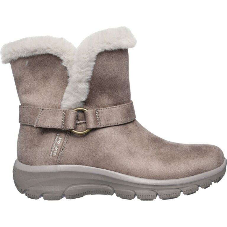 Botas Slip-In para mujer Dreamers Skechers modelo 168045 en color taupe