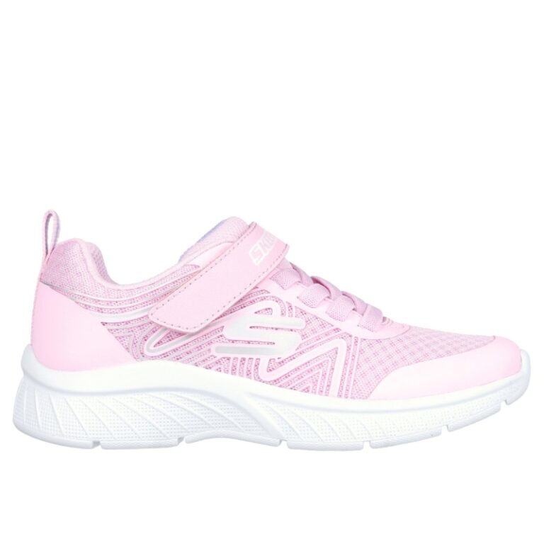 Deportivas Microspec Plus velcro Skechers modelo 303535L en color rosa