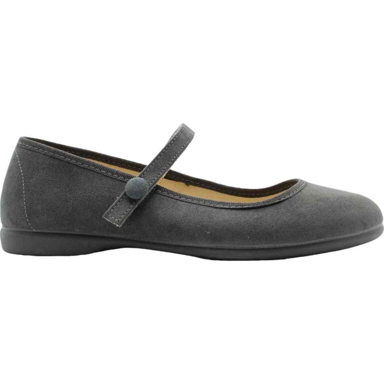 Merceditas Suri con Velcro Niña modelo 1130B-02 en color gris