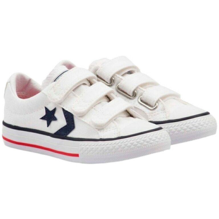 Zapatillas Converse Lona Velcro modelo 315660C en color blanco