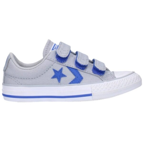 Zapatillas Converse Lona Velcro modelo 760034 en color gris