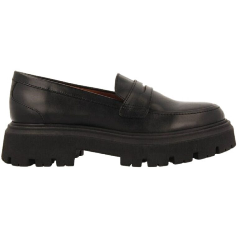 Mocasines de Piel Plataforma GIOSEPPO modelo 70843 en color negro