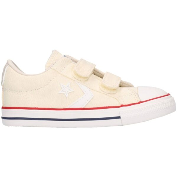 Zapatillas Converse Lona Velcro modelo A01610C en color beige