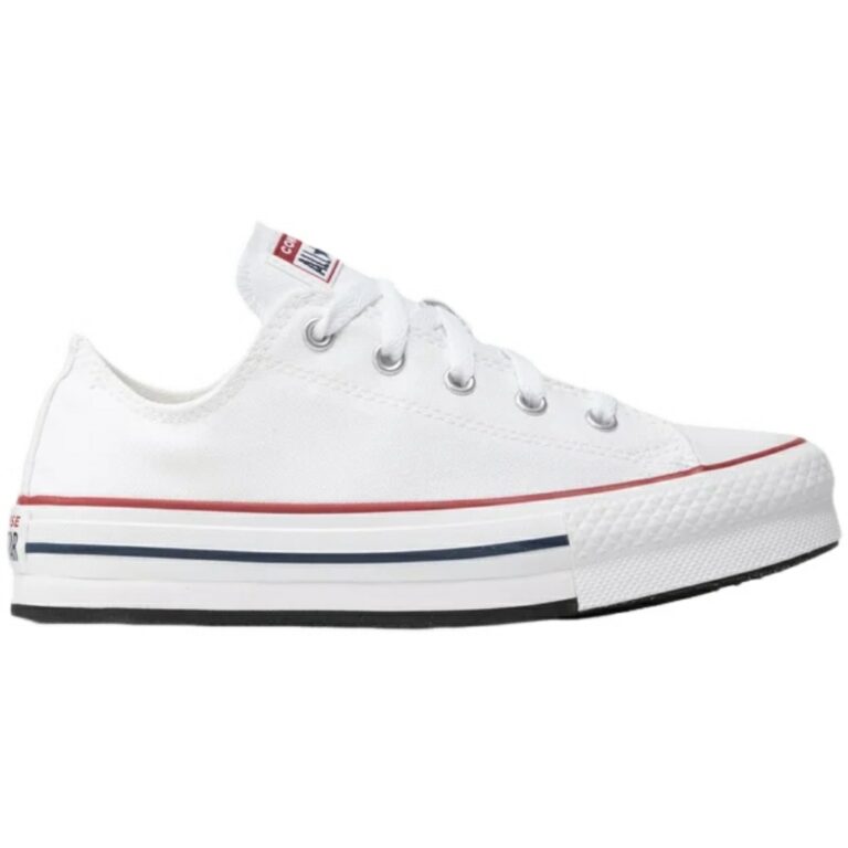 Zapatillas Converse Plataforma Star Player Lona modelo 272858C en color blanco