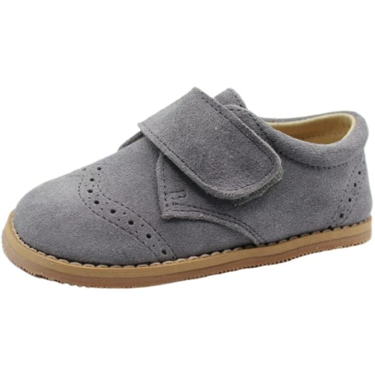 Zapatitos de Serraje picado Oslo Blanditos modelo OSLO en color gris