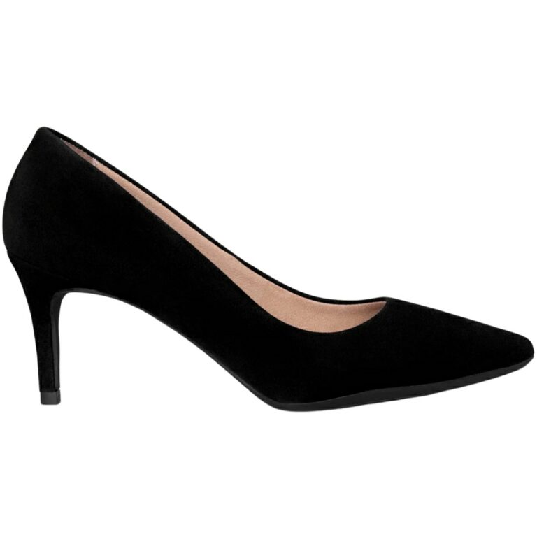 Zapato de Salón para Mujer Stiletto de Ante miMao modelo 24507 en color negro