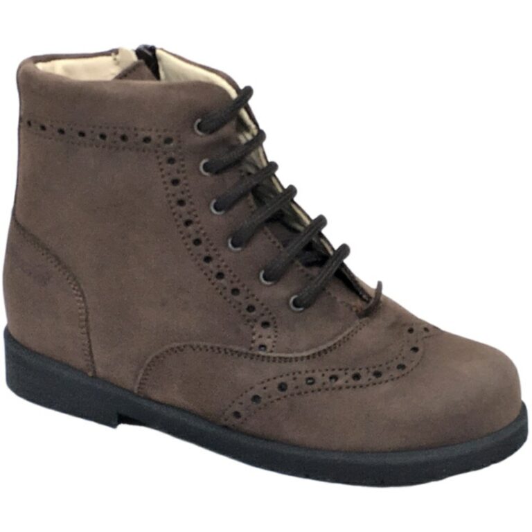 Botas Ortopédicas Terapéuticas Piel Mendivil modelo 79023 en color marron