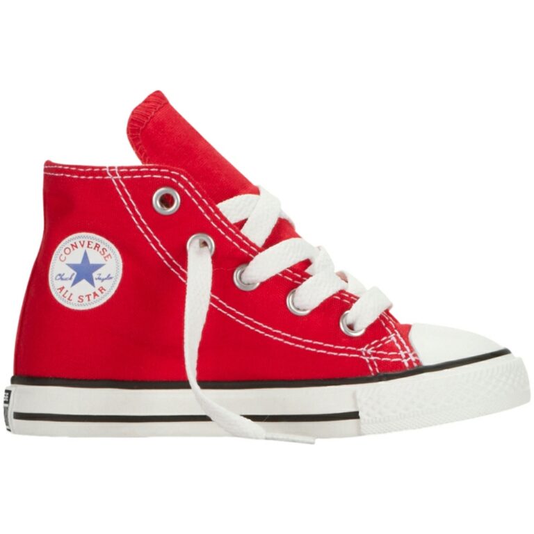 Converse Bota Lona modelo 7J232C en color rojo