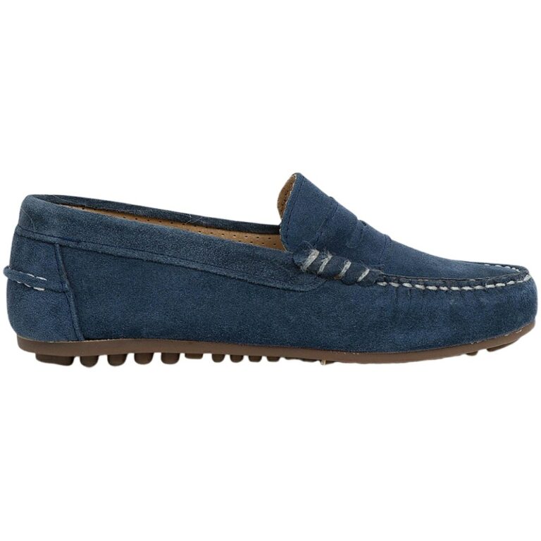 Mocasín de Ante Thousand modelo MEDITERRAN ANTE en color azul