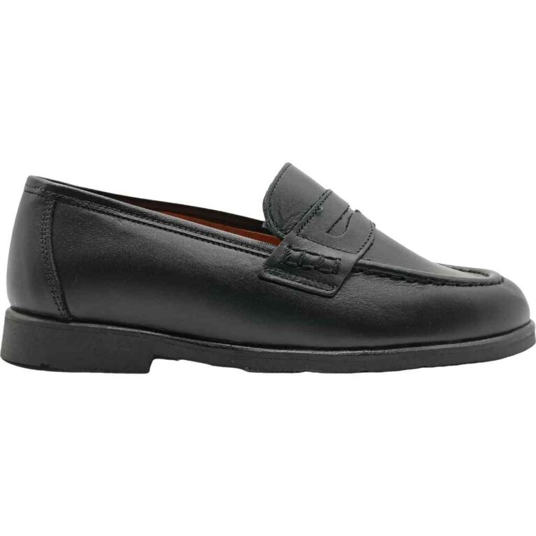 Mocasines de piel Boxcalf modelo 3067-K en color negro