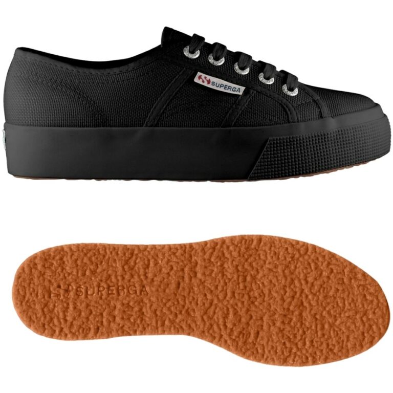 Playero Plataforma Superga S00C3N0 modelo S00C3N0 en color negro