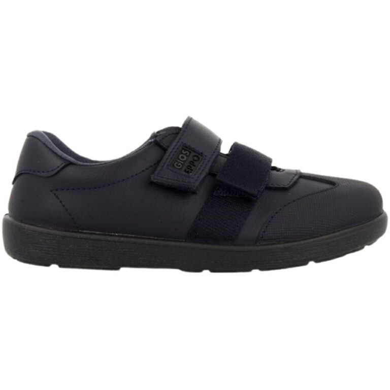 Zapatos Colegiales de Velcro Piel Sacha GIOSEPPO modelo 56155 en color marino